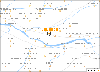 map of Valence