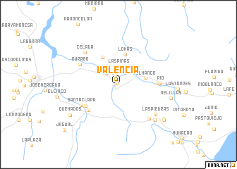 map of Valencia