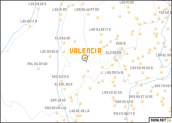 map of Valencia