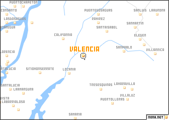 map of Valencia