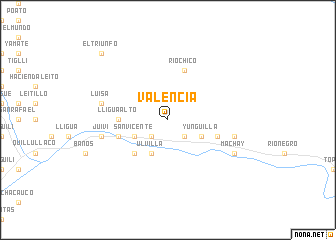 map of Valencia