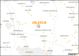 map of Valencia