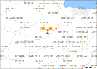 map of Valencia