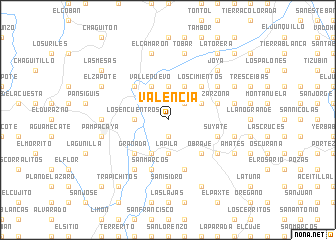 map of Valencia