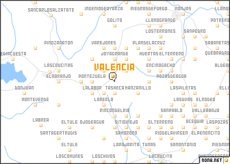 map of Valencia