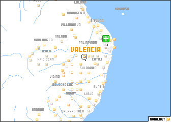 map of Valencia