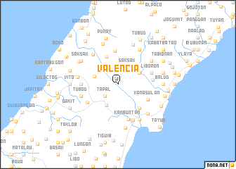 map of Valencia