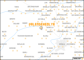 map of Valendeh-e ‘Olyā