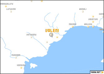 map of Valeni