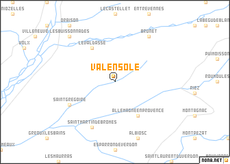 map of Valensole