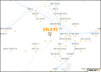 map of Valens