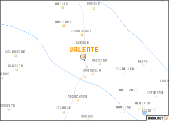 map of Valente