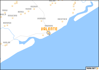 map of Valente