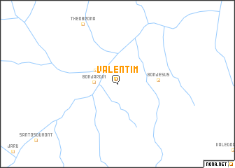 map of Valentim