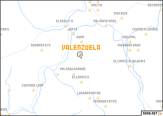 map of Valenzuela