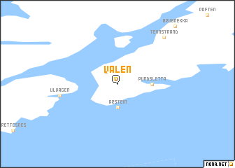 map of Valen