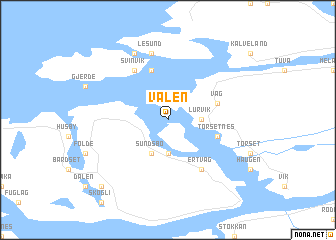 map of Valen