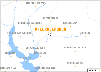 map of Valera de Abajo