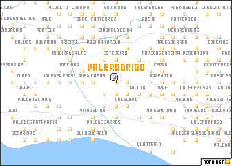 map of Vale Rodrigo