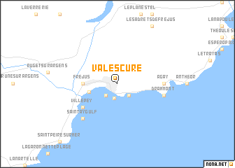 map of Valescure