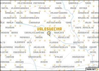map of Vales de Cima
