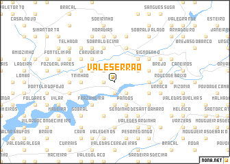 map of Vale Serrão