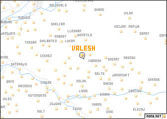 map of Valësh