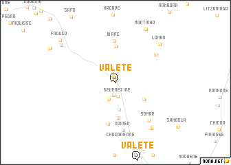 map of Valete