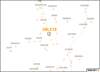 map of Valete