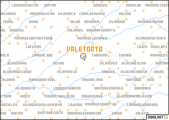 map of Vale Torto