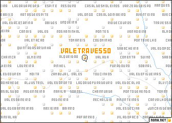 map of Vale Travesso