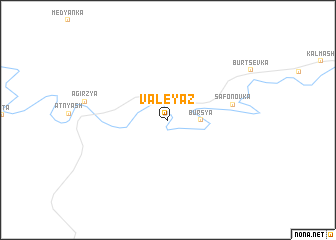 map of Valeyaz