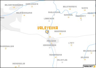 map of Valeyevka