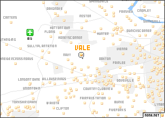 map of Vale