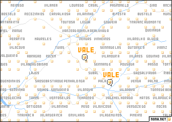 map of Vale