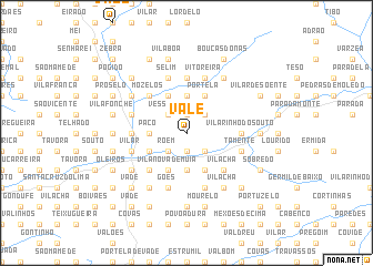 map of Vale