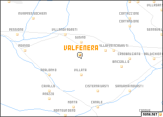 map of Valfenera