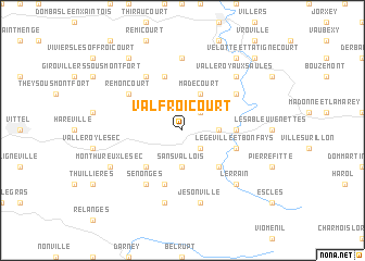 map of Valfroicourt