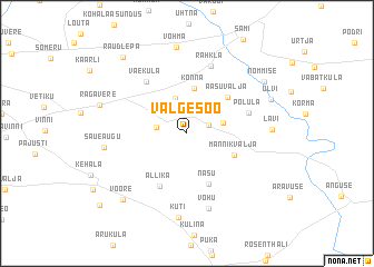 map of Valgesoo