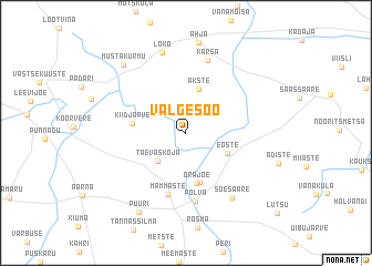 map of Valgesoo