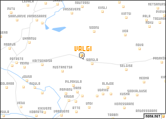map of Välgi