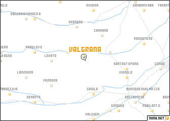 map of Valgrana