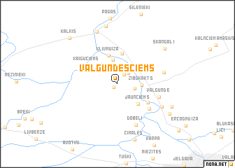 map of (( Valgundes Ciems ))