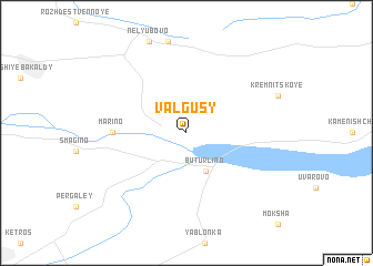 map of Valgusy