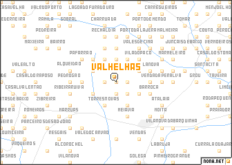 map of Valhelhas