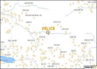 map of Valice