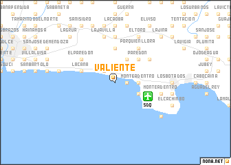 map of Valiente