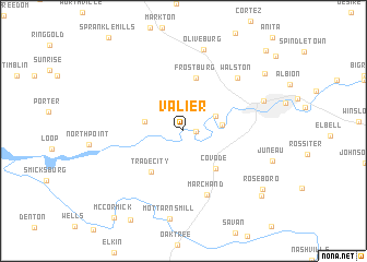 map of Valier