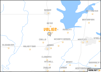 map of Valier