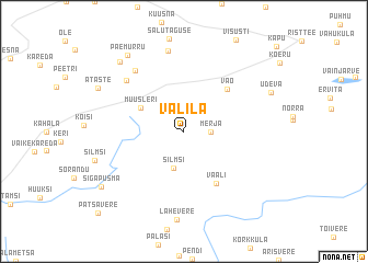 map of Valila